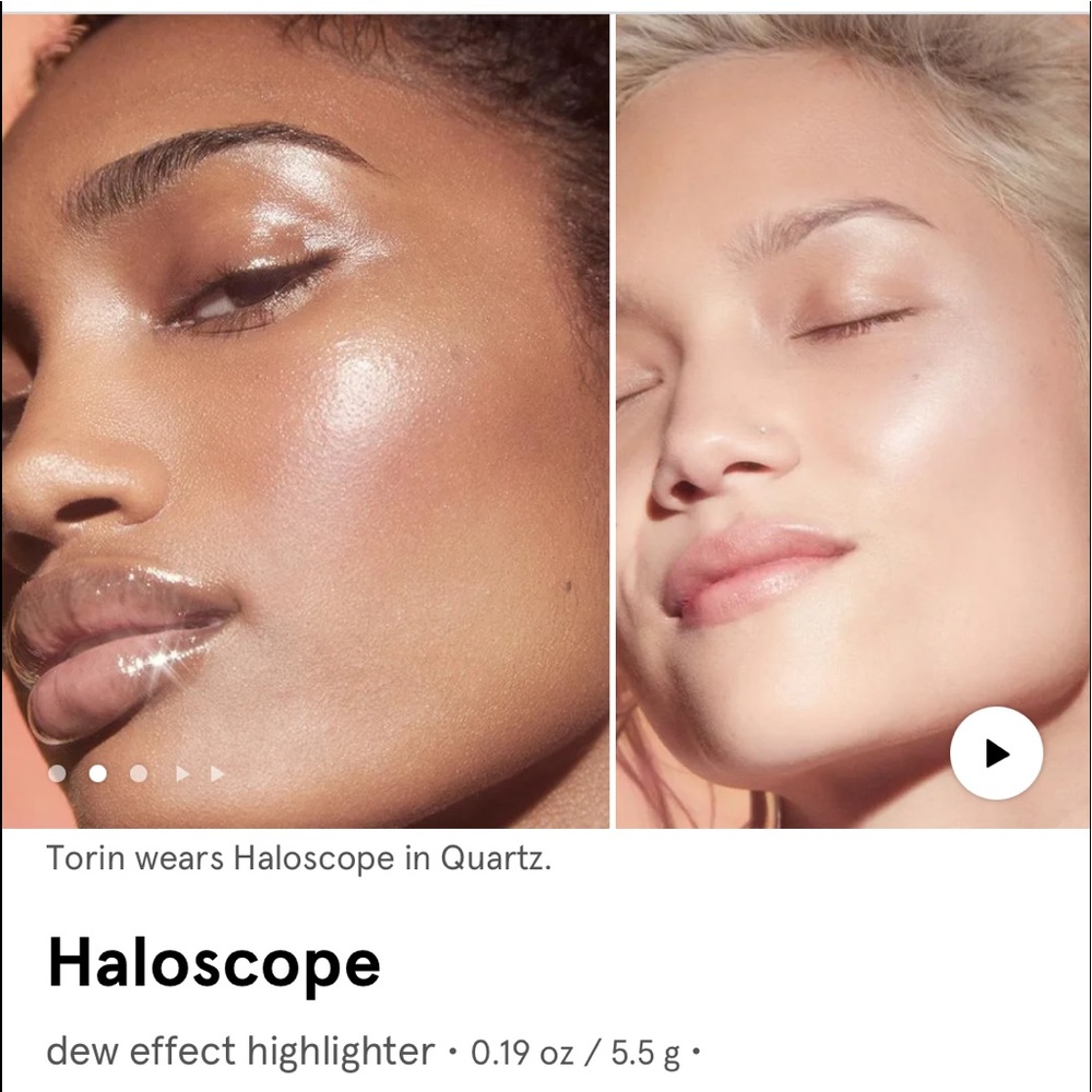 Glossier Haloscope in Quartz new in box! Nwt